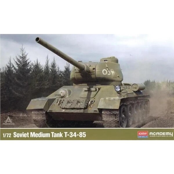 Academy 1/72 Soviet Medium Tank T-34-85 Plastic Model Kit