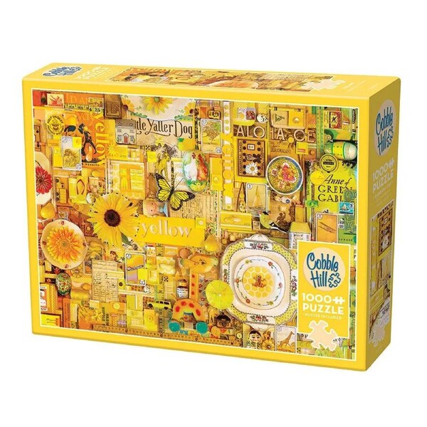 Cobble Hill 1000pc Rainbow Project Yellow Jigsaw Puzzle