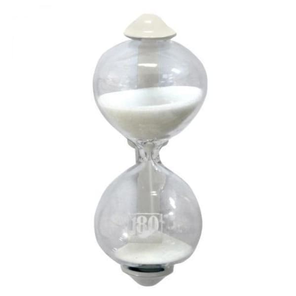 Dulton Magnetic Sandglass Kitchen Timer Ivory - 3 Minutes