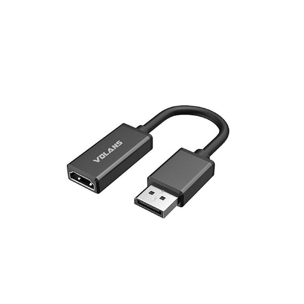 Volans Aluminum Active DisplayPort 1.4 to HDMI 2.0 Converter [VL-DPHM2-S]