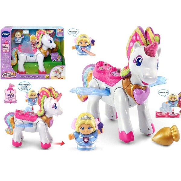 VTech Go Smart Friends Twinkle The Magical Unicorn Ages 2+ Toy Horse Magic Fairy