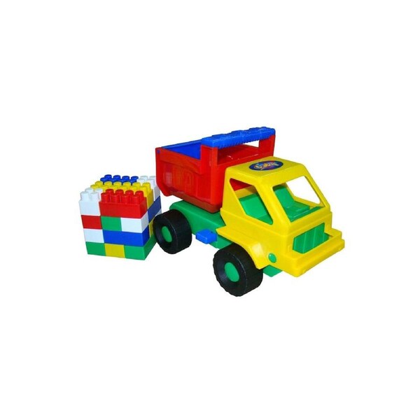 Wader Dump Truck Builder Building Blocks Construction Ages 3+ New Toy Gift Boys