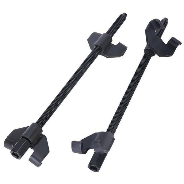 2PCS Coil Spring Compressor 380MM Black Heavy Duty Car Truck Auto Clamp Tool