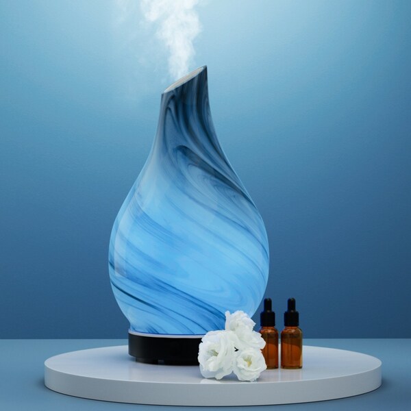 1x Devanti Ultrasonic Aroma Diffuser Humidifier Glass
