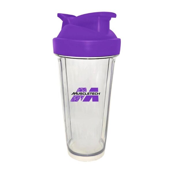 MUSCLETECH Clear 1L Shaker Bottle