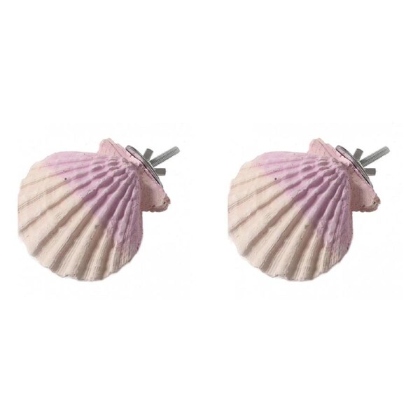 2x Nature Island Edible Calcium Clam Parrot Perch Bird Pet Interactive Toy Small