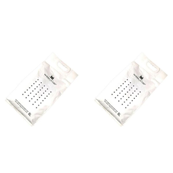 2x Weelitter Tofu Biodegradable 6L/2.5kg Cat Litter Absorbent Original Flavour