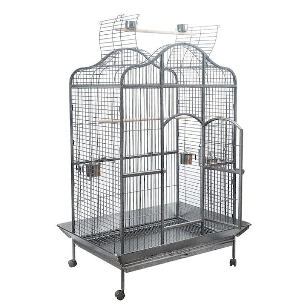YES4PETS XL Bird Cage Pet Parrot Aviary with Perch & Feeder