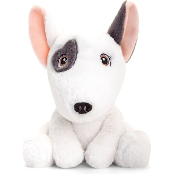 Adoptable World 25cm Bull Terrier Plush Stuffed Animal Kids/Child Toy White 0m+
