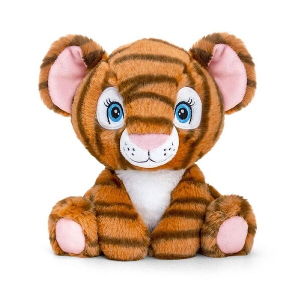 Adoptable World 25cm Tiger Gold Plush Stuffed Animal Kids/Child Toy Brown 0m+