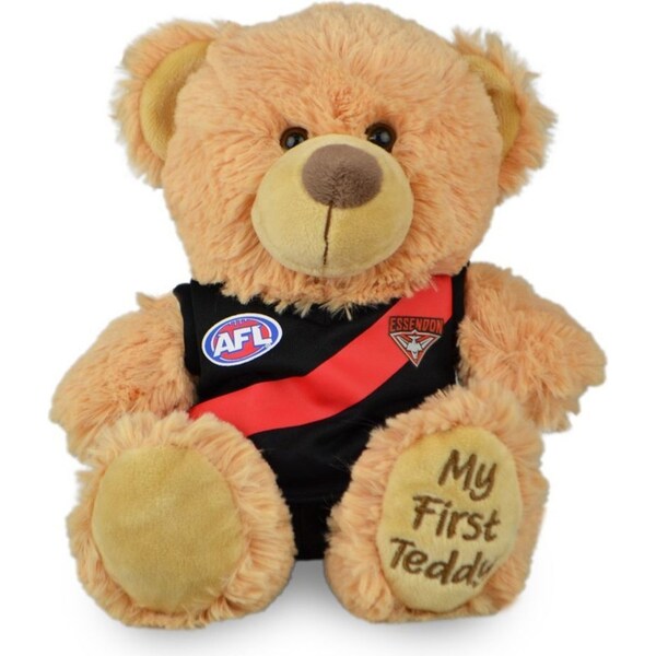 AFL Essendon First Teddy Bear 23cm Plush Stuffed Animal Kids/Child Soft Toy 0m+