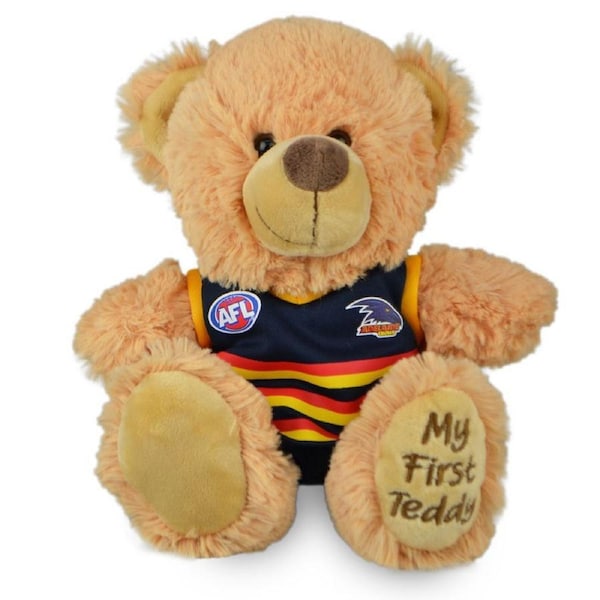 AFL Adelaide First Teddy Bear 23cm Plush Stuffed Animal Kids/Child Soft Toy 0m+