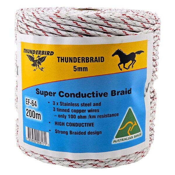 Thunderbird 200m 5mm Thunderbraid Super Conductive Braid - EF-64