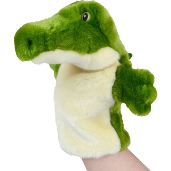 Lil Friends 26cm Crocodile Animal Hand Puppet Kids/Children Plush Toy Green 0m+