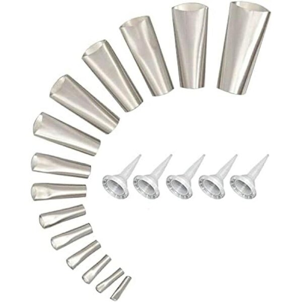 19PCS Silicone Caulking Finisher Tool Scraper Set Nozzles Spatulas Filler