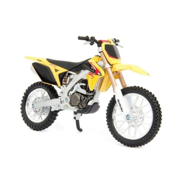 Bburago 1:18 Scale Suzuki RM-Z450 Diecast Motorcycle Model Toy Yellow