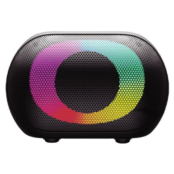 Sway Halo LED IPX5 Splash Resistant 10W Bluetooth Speaker - Black