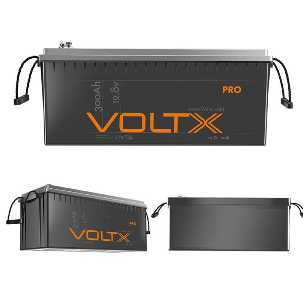 VoltX 12V 300Ah Lithium Battery 3840Wh 300A BMS Outdoor Camping Power