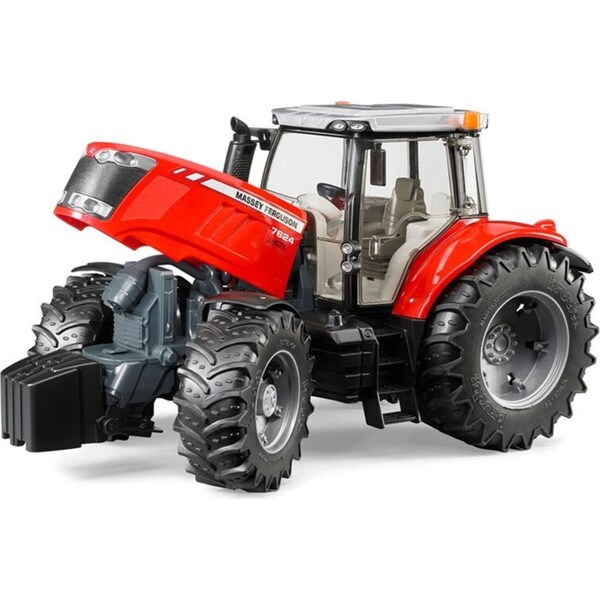 Bruder 1:16 Massey Ferguson 7600 Tractor Model Kids Pretend Play Toy Set 3y+