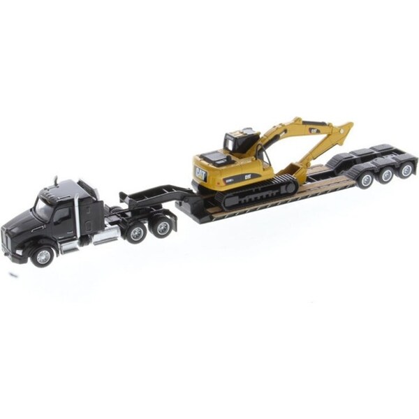 Diecast Masters 1:87 Kenworth T880S Truck Trailer Excavator Set Kids Toy 8y+