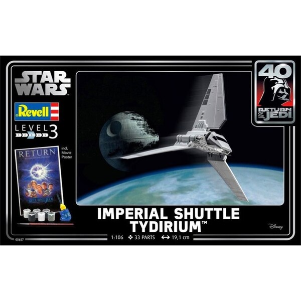 Revell 1:106 Imperial Shuttle Tydirium Gift Set Scale Model Kids Toy 10y+