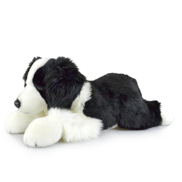 Lil Friends 60cm Border Collie Stuffed Animal Plush Kids/Children Toy Black 0m+
