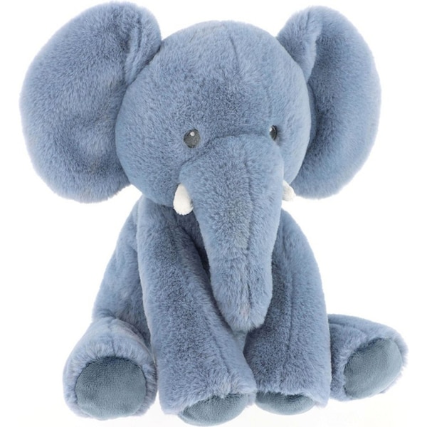 Keeleco Baby 25cm Elephant Animal Stuffed Plush Kids/Child Cuddle Toy Blue 0m+