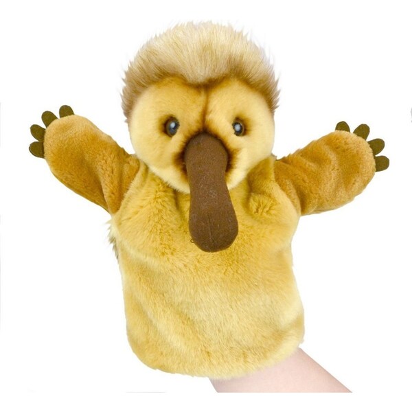 Lil Friends 26cm Echidna Animal Hand Puppet Kids/Children Plush Toy Brown 0m+