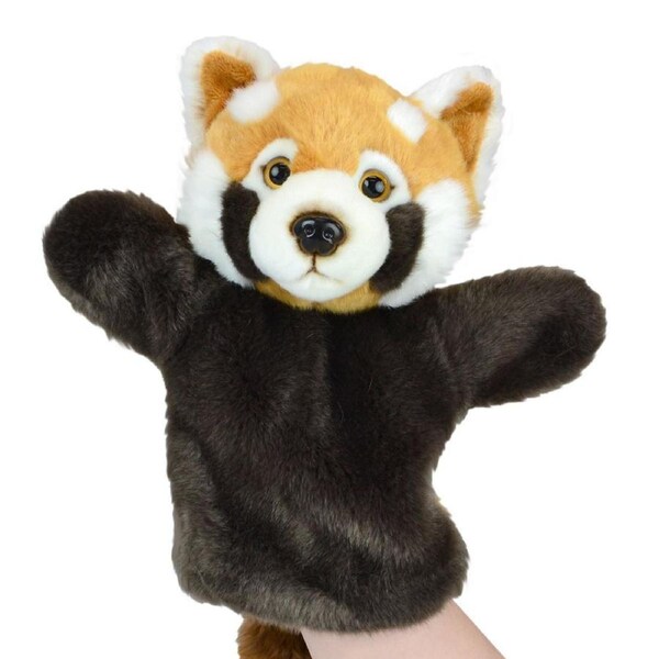 Lil Friends 26cm Red Panda Animal Hand Puppet Kids/Children Soft Plush Toy 0m+