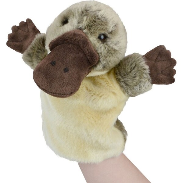 Lil Friends 26cm Platypus Animal Hand Puppet Kids/Children Plush Toy Grey 0m+