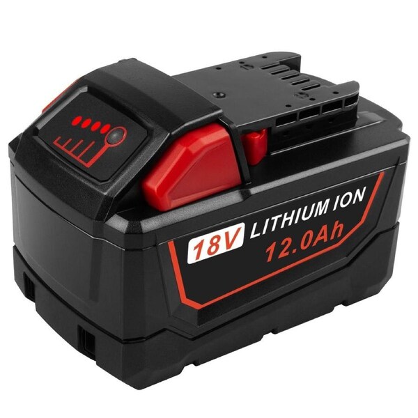 Tavice 12Ah Compatible 18v Battery for Milwaukee M18 Li-ion Extended Battery 48-11-1850 48-11-1860 Replacement