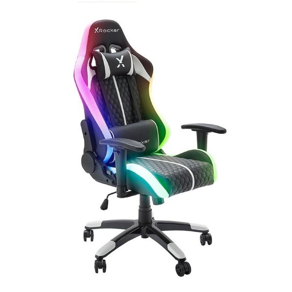 X Rocker Arteon Junior RGB Esports Gaming Office/Desk Chair w/ Lumbar Cushions