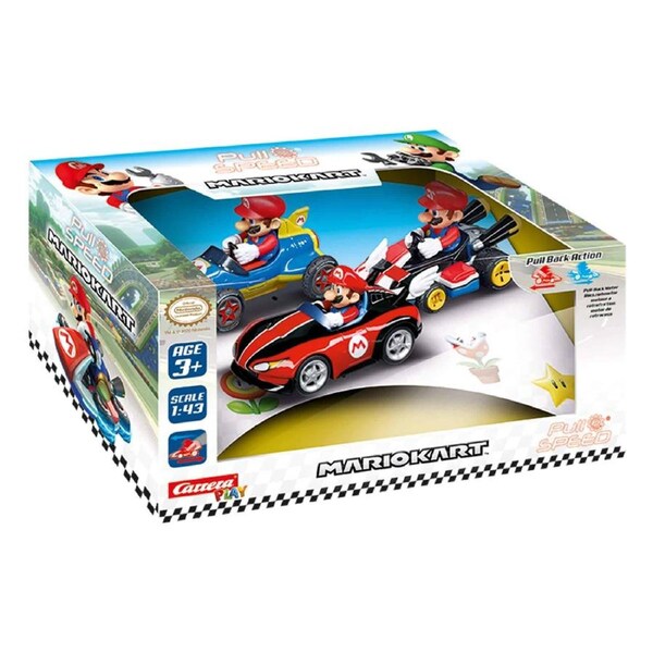 Carrera - Pull & Speed Mario Kart Triple Pack Cars