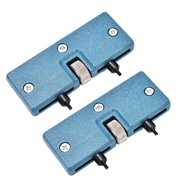 Watch Back Case Cover Opener Remover Wrench Repair Kit Removal Watchmaker Tool - 2x
