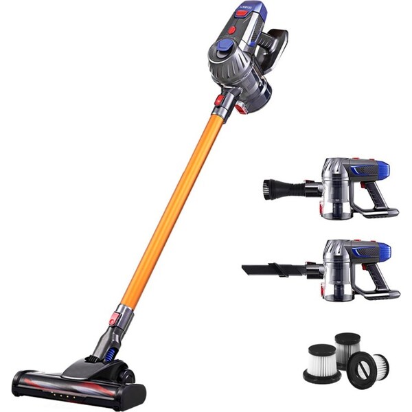 Handheld Vacuum Cleaner Stick Cordless Bagless 2-Speed Spare HEPA Filter