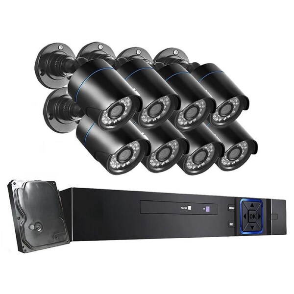 CCTV Camera Home Security System Outdoor 1080P 8CH DVR 4TB Hard Drive