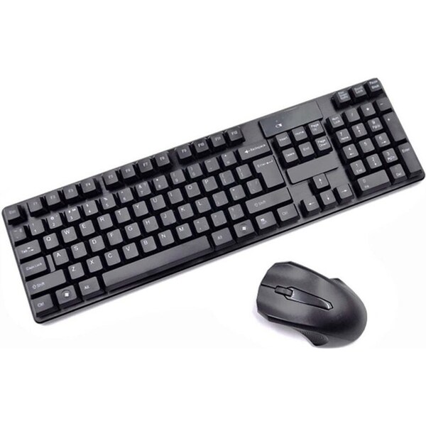 2.4 Ghz Wireless Water Resistant Keyboard & Mouse Set Key Board PC Mac Computer