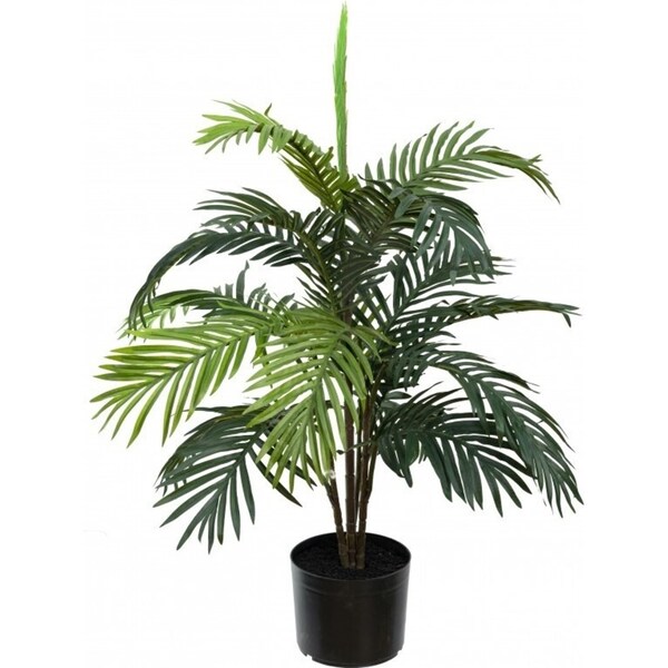90cm Potted Faux Areca Palm Tree Artificial Plant Greenery