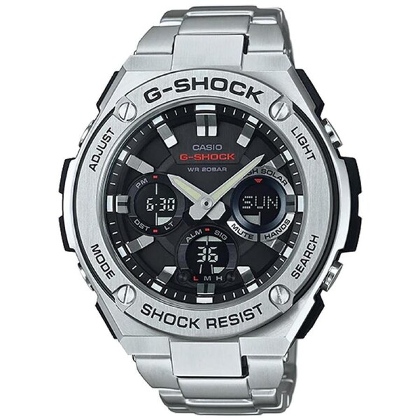 Casio G-SHOCK G-STEEL Duo Chronograph Men's Solar Watch - GSTS110D-1A
