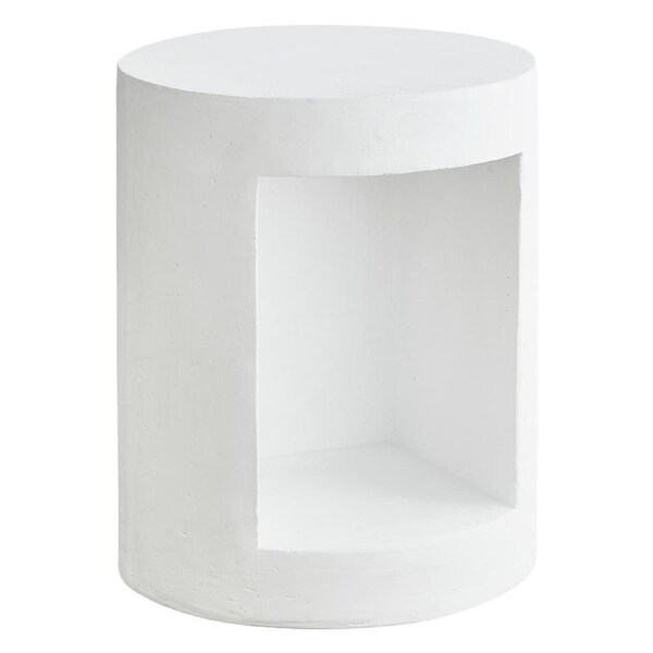 Cooper & Co. Castello 45cm MgO Side Table White