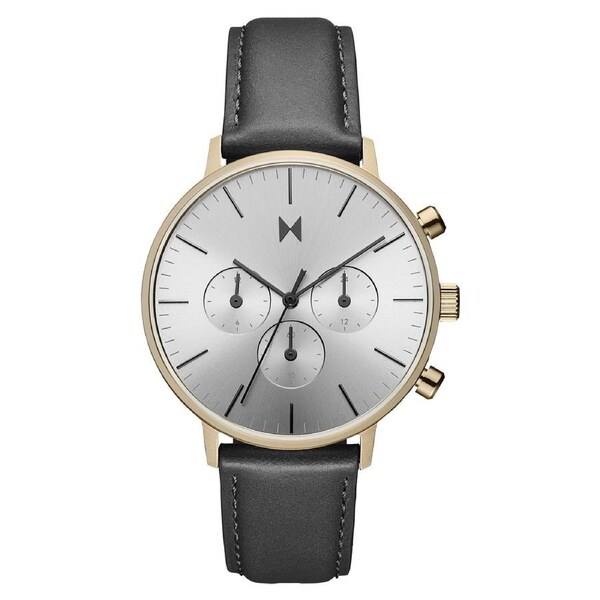 MVMT Grey Leather Light Grey Dial Multi-function Men's - 28000282D