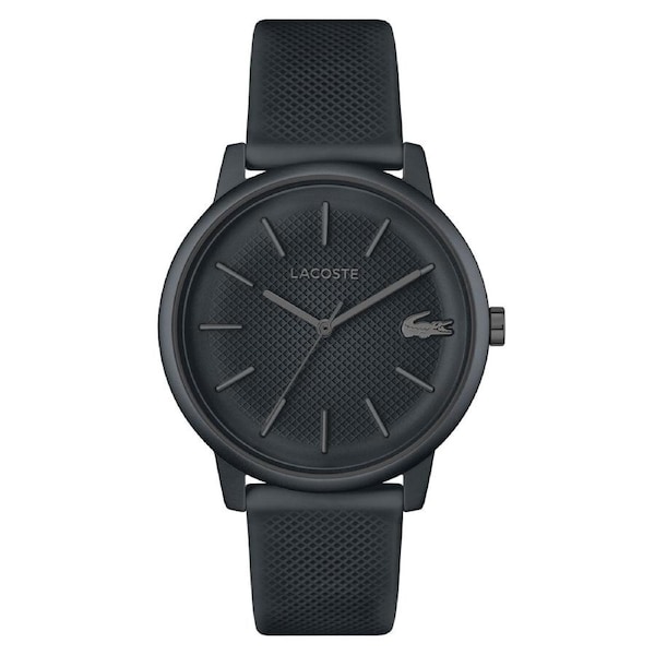Lacoste 12.12 Grey Silicone Dial Men's Watch - 2011242