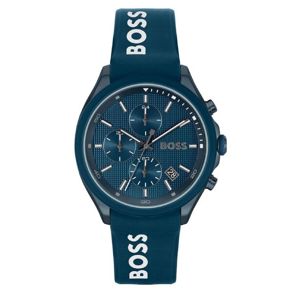BOSS by Hugo Boss Silicone Blue Dial Chronograph Men's Watch - 1514061