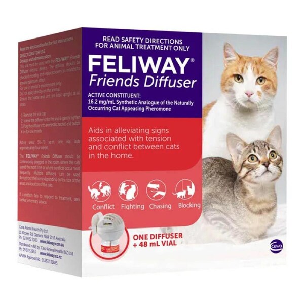 Feliway Friends Diffuser for Cats with 48ml Refill