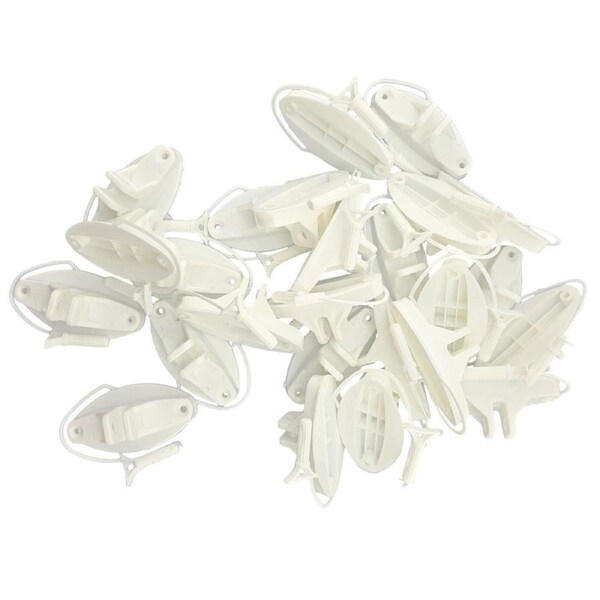 Thunderbird 25 Pack 8mm Wide Jaw Wood Post Pinlock Insulator - EF-19W