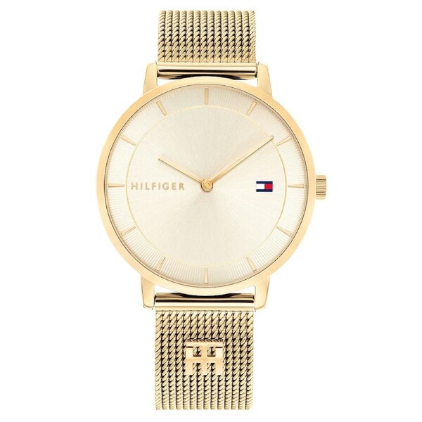 Tommy Hilfiger Gold Mesh Women's Watch - 1782286