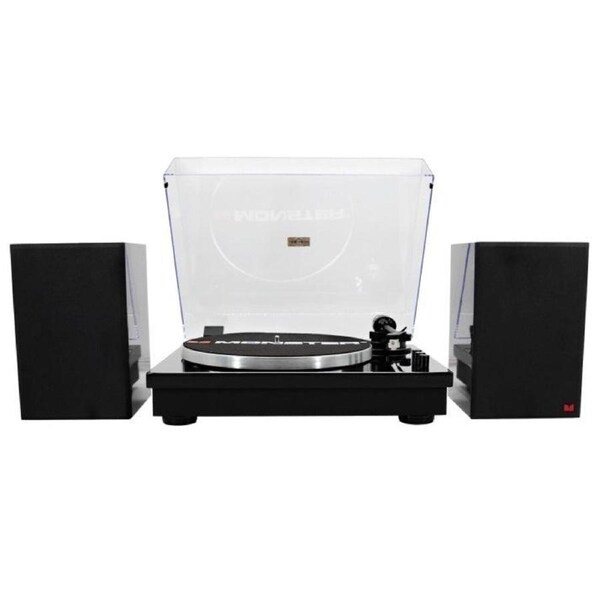 Monster 2-Speed Turntable with Speakers