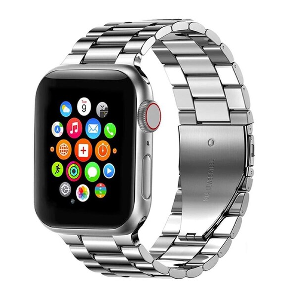 ZUSLAB Apple Watch 9 Stainless Steel Metal Band (41mm) - Silver