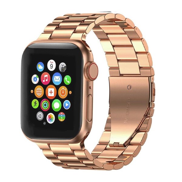ZUSLAB Apple Watch 9 Stainless Steel Metal Band (41mm) - Rose Gold