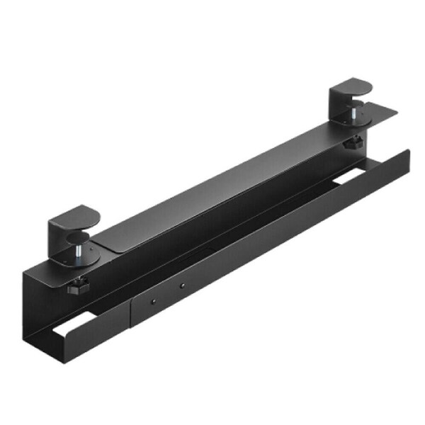 Brateck Extendable Clamp-On Under Desk Cable Tray - Black